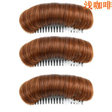 Daiiibabyyy  Wig Cushion Stable Hair Roots Volumizing Fiber Insert Comb Invisible Fluffy Hair Pad Female Heightening Artifact Hairstyle Tool