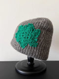 Daiiibabyyy  Crochet Snowflake Knitted Beanies Cap For Men&Women Winter Warm Unisex Hooded Hat Balaclava Cap Outdoor Ski Beanie Coldproof Hat