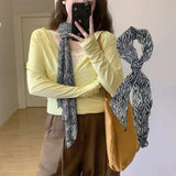 DAIIIBABYYY  -  Polka Dots Chiffon Transparent Breathable Sunscreen Shawl Female Summer Thin Long Beach Towel Sun Silk Scarf