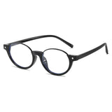 Y2K Retro Oval Half-frame Glasses for Women Leopard Ins Sweet Cool Eyewear Brand Reading Computer Anti Blue Light Eyeglasses