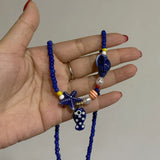 DAIIIBABYYY  -  Bohemian Style Colorful Rice Bead Resin Conch Shell Starfish Necklace for Women Summer Beach Party Gift Ideas