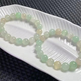 DAIIIBABYYY  -  10MM Natural Colored Lace Jade Bracelet Handmade Crystal Quartz Jewelry Stretch Bangle Children Birthday Gift 1pcs
