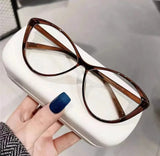 DAIIIBABYYY  -  Y2K Cat Eye Reading Glasses for Women Anti Blue Light Cat Eye Frame Spectacles Computer Eyeglasses Plain Eyewear Face Decor