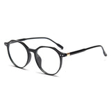 Daiiibabyyy  Blue Light Blocking Eyeglasses Frame Fashion Style Round Shape Glass Frames for Men Women TR90 Material Female Glass