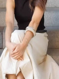 Daiiibabyyy  Leisure and comfortable fluffy flower bud spring and summer new half skirt fashion street photography simple half skirt