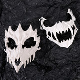 DAIIIBABYYY  -  1PCS Party Skull Mask Long Teeth Demon Skeleton Half Face Mask Wolf Dragon Tiger Houjuu Nue Mask Cosplay Halloween Costume Props