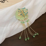 Daiiibabyyy  1/2 Pcs New Blue-silver Splicing Butterfly Imitation Pearl Fringe Small Crab Hair Clips for Women Princess Style Bang Shark Clip