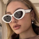 DAIIIBABYYY  -  Women's Glasses Trend Vintage Oval Sunglasses Women Luxury Brand Simple Fashion Original Brand Sunglasses Cat eye sunglasses
