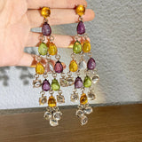 New Resin Tassel Earrings for Women Jewelry