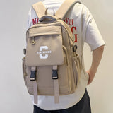 Daiiibabyyy  New Backpack for Middle School and High School Students, Simple and Versatile Backpack with Large Capacity