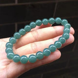 DAIIIBABYYY  -  Natural Myanmar Jadeite Certified Jade Bracelet Women Healing Gemstone Fine Jewelry Genuine Burma Blue Water Jade Stone Bracelet