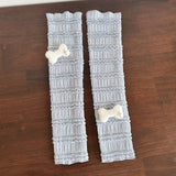 DAIIIBABYYY  -  Women Lace Lolita Half Finger SleevesThin Pleated Mesh Summer Sunsreen Cute Bones Cross Gloves Armband Punk Y2K Flexible