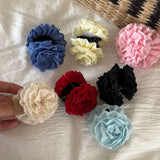 Daiiibabyyy  Korean lace rose flower grab clip female small back head clip headdress new high-quality hair accessories hairpin