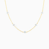 Daiiibabyyy  Mini Flower Delicate Tiny Choker Collar Chain on Neck Thin Necklaces for Women Female Y2k Fashion Jewelry Female Gifts KDN005