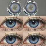 1pair Cosmetic Blue Green Gray Brown Color Contact Lenses Apex Iris Circle Lens 14.2mm