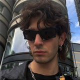 DAIIIBABYYY  -  Summer new cross-border modern retro sunglasses trendy street photography glasses European and American fashion futuristic