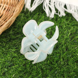 Daiiibabyyy  Flower Bohemia Hair Claw Women Simple Ponytail Korean Hairpin Hair Crabs Headwear Fashion Summer Beach Hawaii Hair Accessories