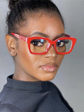 Daiiibabyyy  Fashion Glasses Frame Women Men Anti Blue Light Eyegalsses Vintage Square Computer Optical Concave Eyewear Female