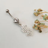DAIIIBABYYY  -  Fashion Crystal Belly Button Piercing Gold Color Sexy Body Jewelry for Women Belly Navel Ring