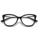 DAIIIBABYYY  -  2024  New Cat Eyes Large Frame Women Anti Blue Light Glasses Fashion Printing Solid Computer Glasses Frame Eyeglasses Очки