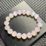 DAIIIBABYYY  -  10.8MM Natural Pink Moon Stone Bracelet Fashion Healing Personalized For Men Women Gemstone Jewelry Lovers Gift 1PCS