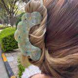 Daiiibabyyy  NEW Ancient China Dragon Pattern Hair Claw Classical Retro Style Acetate Hair Claw Clips Hair Accessories for Women Girls