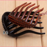 Daiiibabyyy  Fashion Women Hair Styling Clip Fluffy Plastic Stick Bun Maker Braid Tool Ponytail Holder Hairpins Hair Accessories New Headwear