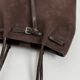 Daiiibabyyy  Retro Underarm Bag for Women, New Trendy Fashion, Casual Commuter Tote Bag, Large Capacity Shoulder Bag
