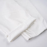 Daiiibabyyy  American Streetwear Solid Low Waist Drawstring Loose All Match Casual Capris