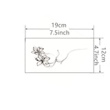 Daiiibabyyy  1 Sheet Flower Tattoo Sticker Waterproof Lasting Temporary Tattoo