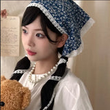 DAIIIBABYYY  -  Gentle Lace Hair Scarf Photo Props Sweet Headband Turban Multicolor Photo Hair Accessories Hair Band Strap Women Girls