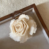 Daiiibabyyy  Elegant Purple Flower Hair Claw for Women Girls Sweet Rose Headwear Back Head Floral Hair Clip Hairpin Fashion Hair Accessories
