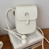 Daiiibabyyy  Luxury Brand Mini Yellow Crossbody Bag for Women Soft PU Leather Shoulder Purse Fashion Cell Phone Flap Pocket Ladies Accessory