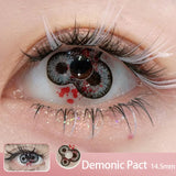 Daiiibabyyy  JeweLens Dicoria Cosplay Halloween Scary Contact Lenses Crazy Mini Sclera Softlens 14.5mm