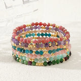 DAIIIBABYYY  -  Original Design Bohemian Charm Bracelets Women Gold Plated Natural Semi-Precious Stone Beads Pearl Copper Women's Gift