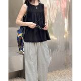 DAIIIBABYYY  -  Summer New Top Design Feels Small, Loose, Slim, and Fairy Sleeveless Doll Shirt