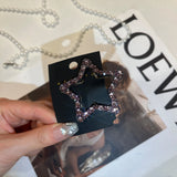 Daiiibabyyy  1/4PCS  Rhinestone Star Hair Clips for Women: Stylish Hair Accessories to Elevate Your Updo, Ideal for Parties & Daily Looks
