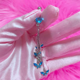 Daiiibabyyy  Y2K Jewelry Stainless Steel Crystal Butterfly Belly Button Rings Sexy Accessory Shiny Body Piercing Korean Charm Belly Piercing