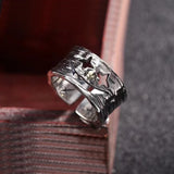 DAIIIBABYYY  -  New Arrival Retro Clown Grimace Thai Silver Unisex Ring Jewelry For Women Men Halloween Party Gifts Never Fade