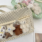 Daiiibabyyy  Ladies' Shoulder Bags Simple Solid Color Versatile Japanese Anime Kpop Tote Bag Large Capacity Luxury Brand New Handbag For Girl