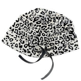 DAIIIBABYYY  -  Korean Niche Leopard Print Hand-sewn Bow Decorative Pullover Hat Spring and Summer Thin Breathable Skull Beanie Cap for Women's