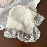 Daiiibabyyy  1Pc French Lace Headband Style Headscarf/headband Outdoor Dating,sweet and Elegant Style,easy To Wear,fashionable Versatile
