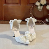 Daiiibabyyy  Shoes Y2K Woman Heels Luxury Heeled Sandals for Women Summer Woman Sandals High Quality Shoes Gold Shoes Lolita Heels 41 42
