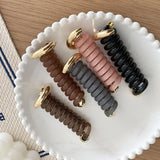 DAIIIBABYYY  -  Japanese Fashion Style Spiral Hair Tie Metal Tpu Hair Ties for Girls and Women Hair Accessories Accesorios Para El Cabello