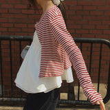 DAIIIBABYYY  -  French Sweet Temperament Bow Double Hem Small Suspender Women Summer New Gentle Loose Vest Sleeveless Top
