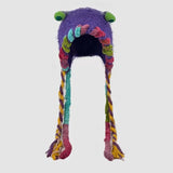 Daiiibabyyy  Y2k Wasteland Hippie Snail Hand-crocheted Autumn Winter Knitted Hat Cute Plush Ear Protectors Bomber Hats Women Skullies Beanies