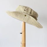 DAIIIBABYYY  -  Blue Cowboy Hiking Bucket Hats with String Men Denim Beach Sun Hat for Women Outdoor Couple Bob Panama Summer Fisherman Cap
