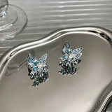 Daiiibabyyy  Fashion Butterfly Hair Claws Geometric Hair Clips for Women Hairgrips Y2K Small Size Alloy Hairpin Girls Mini Hair Accessories