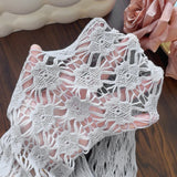 Daiiibabyyy  Lace Sakura Fishnets Net Stockings Y2K Lolita Sexy Mesh Hollow Out Tights Flower Ultra Thin Bottomed Underwear Women's Pantyhose