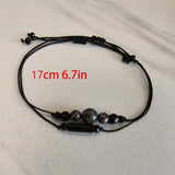 Daiiibabyyy  Vintage style black bead women's wristband perfect for casual wear special occasions Bracelet